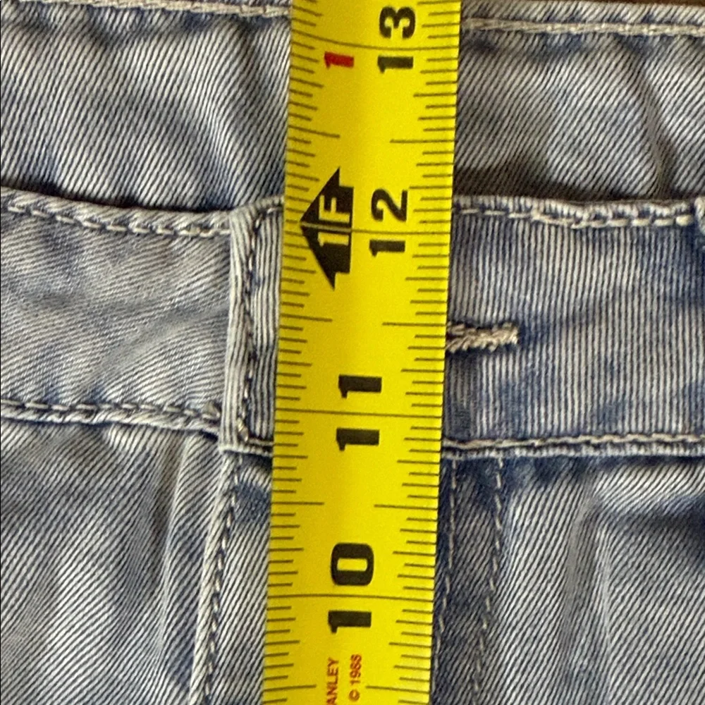 Yozy Blue Star Patch Women High Waist Wide Leg Jeans SKU1411 - Picture 12 of 16